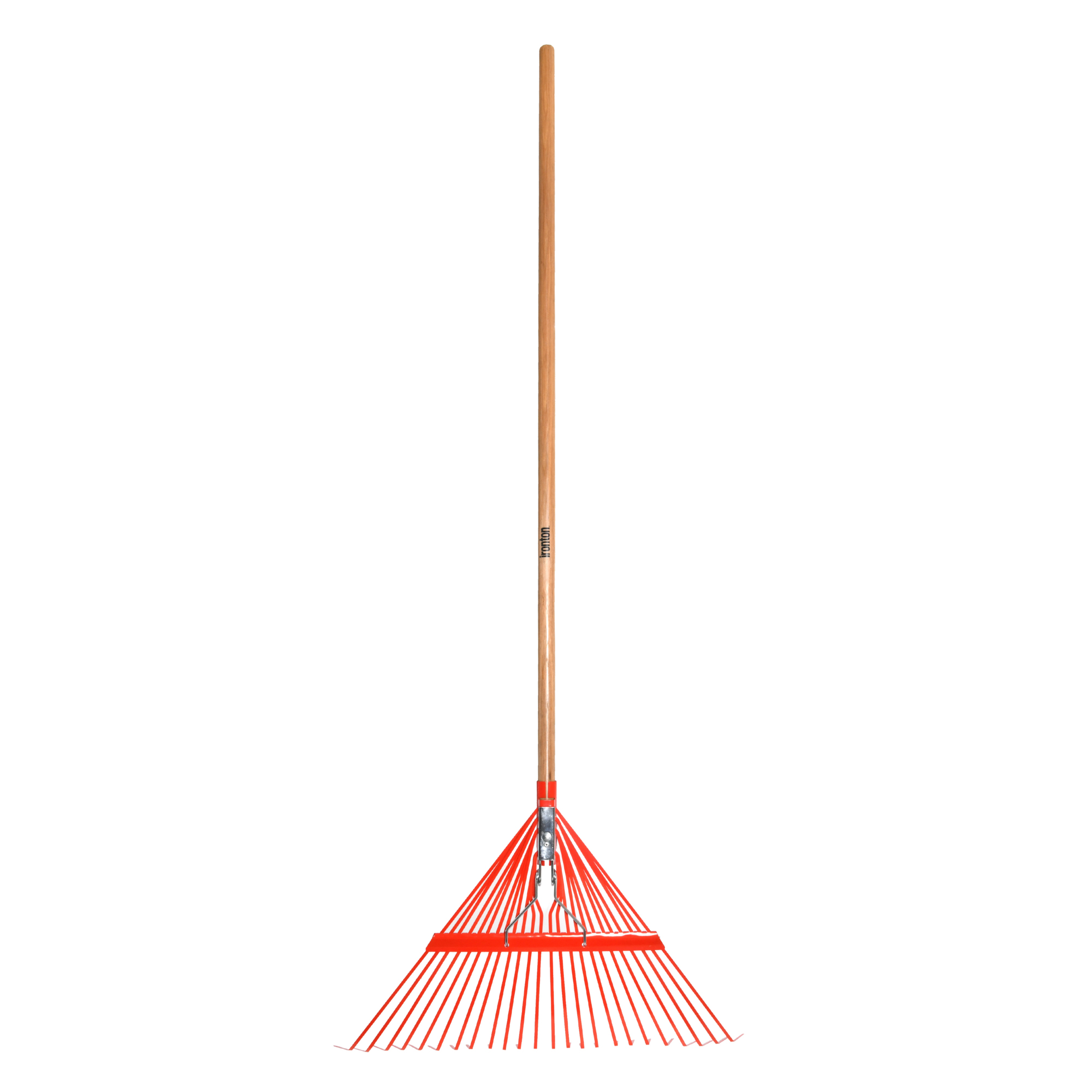 Ironton Spring Brace Rake, 22 Tines, 48in. Hickory Handle